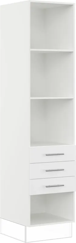 IMPULS KÜCHEN Seitenschrank »"Valencia", Breite/Höhe: 50/205,1 cm, mit Soft-Close« vormontiert, mit Schubkästen, mit verstellbaren Fachböden Neue Kollektion