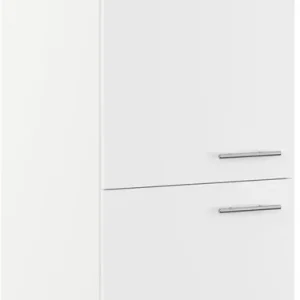 Markenware IMPULS KÜCHEN Kühlumbauschrank »"Valencia", Breite/Höhe: 60/147,5 cm« vormontiert, mit Drehtüren, mit verstellbarem Fachboden