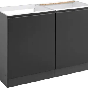 KOCHSTATION Spülenschrank »KS-Bruneck« >>Bruneck<< 120 cm breit, für viel Stauraum, hochwertige MDF-Fronten Jetzt Bestellen