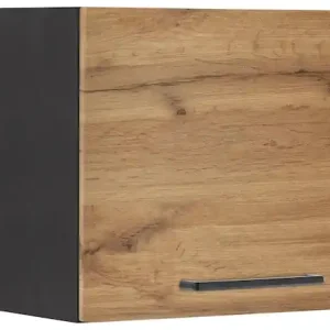 Schneller Versand KOCHSTATION Klapphängeschrank »KS-Tulsa« 40 cm breit, mit 1 Klappe, schwarzer Metallgriff, MDF Front