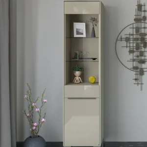 set one by Musterring Standvitrine »Reno« 1 Stk. tlg. Mit Winkelfuß in diversen Farben, 199 cm Höhe & Farbauswahl Begrenztes Angebot