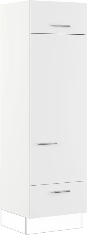 IMPULS KÜCHEN Kühlumbauschrank »"Valencia", Breite/Höhe: 60/190,7 cm, mit Soft-Close« vormontiert, mit zusätzlichem Auszug und Fach hinter der Klapptür Abverkauf