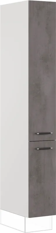 Echt IMPULS KÜCHEN Seitenschrank »"Prag", Breite/Höhe: 30/205,1 cm« vormontiert, mit Drehtüren, mit verstellbaren Fachböden