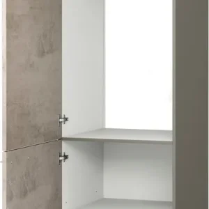 KOCHSTATION Kühlumbauschrank »KS-Trea SK-195-88« Stauraum ober- und unterhalb vom Küchenschrank, Breite 60cm Höhe 195cm Meistverkauft