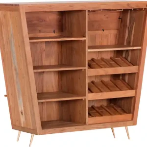 Zertifiziert Gutmann Factory Barschrank »Bonnie« mit Wiener Geflecht Rattan Geflecht in der Front