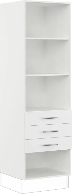 IMPULS KÜCHEN Seitenschrank »"Valencia", Breite/Höhe: 60/190,7 cm, mit Soft-Close« vormontiert, mit Schubkästen, mit verstellbaren Fachböden Super-Preis