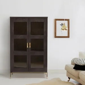 Top-Angebot Woodman Vitrine »Parlan« mit zwei Glastüren und Soft-Close-Funktion, Breite 148 cm, FSC®