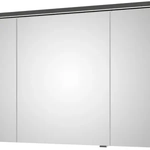 Saphir Spiegelschrank »Serie 4005 Badezimmer-Spiegelschrank inkl. LED-Kranzbeleuchtung« Badschrank 120 cm breit, 3 Türen, 6 Glas-Einlegeböden, inkl Türdämpfer Kostenloser Versand
