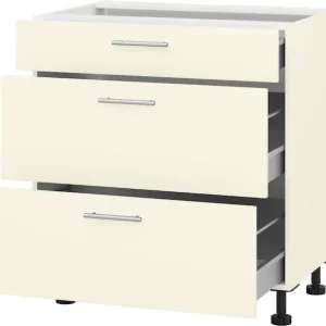 KOCHSTATION Herdumbauschrank »"KS-Scafa"« Breite 90 cm, mit zwei Auszügen und einem Schubkasten Markenware