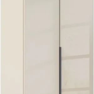 Abverkauf OTTO home Drehtürenschrank »Kleiderschrank Kleiderschränke Schrank Garderobe AGORDO mit Glasfront« in zwei Griff-Farben, Breiten 91-405 cm,durchdachte Innenausstattung, in 7 Breiten und 2 Höhen MADE IN GERMANY