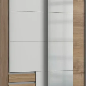 Wimex Schwebetürenschrank »Emden moderner Kleiderschrank mit Spiegel und Schubladen BESTSELLER« Schlafzimmer Schrank Garderobenschrank mit Schwebetüren Topseller Jetzt Kaufen