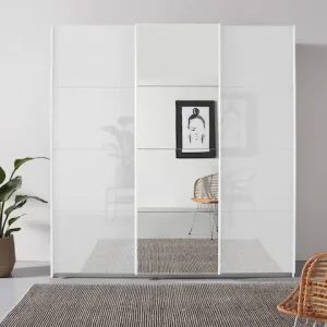 rauch Schwebetürenschrank »Kleiderschrank Schrank Garderobe TOPSELLER OTELI inkl. Inneneinteilung« Breiten 203/271/315/360 cm Höhen 210/229 cm,mit 3 Innenschubladen sowie zusätzlichen Einlegeböden MADE IN GERMANY Meistverkauft