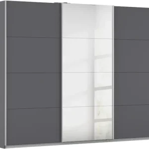 Neuheit rauch Schwebetürenschrank »Kleiderschrank Schrank Garderobe Wäscheschrank Ankleide KULMBACH« Breite 271 cm,in 2 Höhen erhältlich, mit Metallgriffleisten MADE IN GERMANY