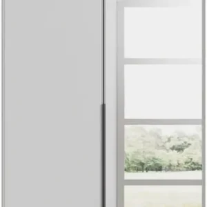 Sofort Bestellen OTTO home Drehtürenschrank »Kleiderschrank Kleiderschränke Schrank Garderobe AGORDO mit Glasfront« in zwei Griff-Farben, Breiten 91-405 cm,durchdachte Innenausstattung, in 8 Breiten und 2 Höhen MADE IN GERMANY