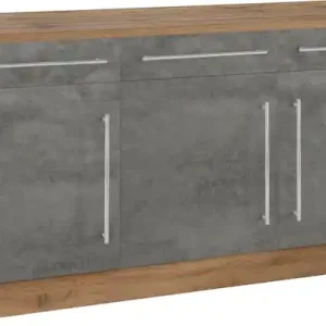 Preiswert KOCHSTATION Unterschrank »KS-Samos« Breite 150 cm