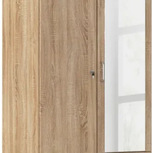 rauch Kleiderschrank »Schrank Garderobe Garderobenschrank Putzschrank Wäscheschrank BERGHEIM« Breiten 91/136/181 cm, Höhe 197 cm,2 Außenschubladen, Tür/en abschließbar je 2 Schlüssel MADE IN GERMANY Kostenfreie Lieferung