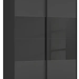 rauch Schwebetürenschrank »Kleiderschrank Schrank Garderobe Schlafzimmerschrank SCALE-FYRA« edle Türen viergeteilt Glas matt/glänzend viele Farben MADE IN GERMANY Zertifiziert