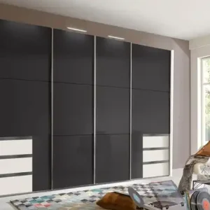 Begrenztes Angebot Wimex Schwebetürenschrank »Level by fresh to go« mit Glastüren und Synchronöffnung