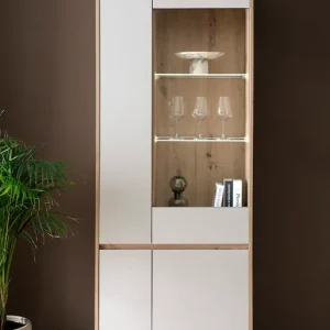 Home affaire Vitrine »Sonora, moderne Glasvitrine, Stauraumelement, Schrank« filigrane Rahmenoptik, ausreichend Stauraum, vielseitig einsetzbar Online Kaufen