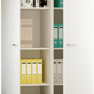 Flex-Well Mehrzweckschrank-Set »LUCCA, 2-teilig, Büro, Ankleide, Küche oder Werkstatt.., Breite 100 cm« Komplett-Set, bestehend aus: 2 Vorratsschränken mit jeweils 4 großen Fächern, 2 Stk. tlg. Neue Ware