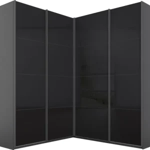 rauch Schwebetürenschrank »Quadra« Eckschrank inkl. Türendämpfer, mit Glastüren Meistverkauft