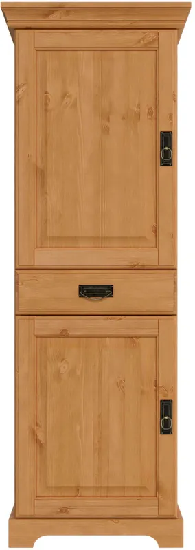 Neue Kollektion Home affaire Vorratsschrank »Rügen« Breite 47 cm, Kiefer massiv, 2 Türen, 1 Schubkasten