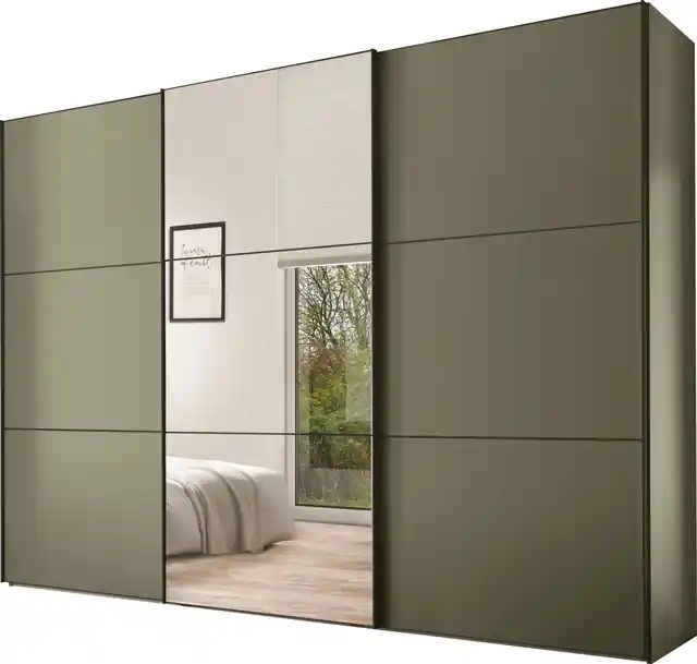 STAUD Schwebetürenschrank »Includo, Made in Germany« Mit Spiegeltüre und vier verschiedenen Ausstattungsvarianten Highlight