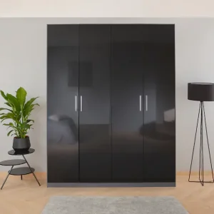 rauch Drehtürenschrank »Kleiderschrank Schrank Garderobe KOLUNA mit Hochglanz-Front« Breiten 181/226/271/315 cm Höhen 210/229 cm,Hochglanzfront, inkl. 2 Innenschubladen sowie extra Böden Kracherpreis