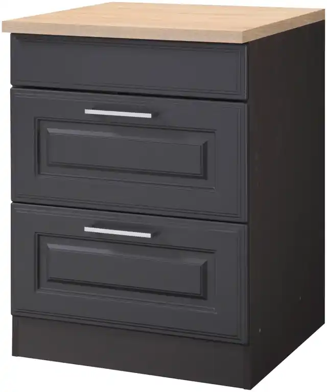 KOCHSTATION Kochfeldumbauschrank »KS-Stockholm« hochwertige MDF-Fronten Schneller Versand