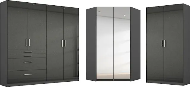 Preisreduziert rauch Schrank-Set »Kleiderschrank Schrank Garderobe Garderobenschrank Eckschrank HOMBURG« Set,