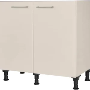 nobilia® Spülenschrank »"Laser", vormontiert, mit höhenverstellbaren Sockelfüßen,« Breite 90 cm Solange Der Vorrat Reicht