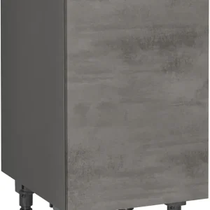 Preisreduziert nobilia® Spülenschrank »"Riva", Ausrichtung wählbar, vormontiert, in den Breiten« 45 und 60 cm, mit höhenverstellbaren Sockelfüßen