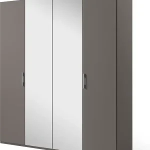 Top-Preis set one by Musterring Drehtürenschrank »Henderson« mit Spiegel, in 2 Breiten, inkl. Fachböden und Kleiderstangen