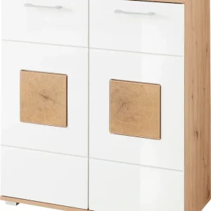 Jetzt Bestellen Innostyle Schuhschrank »Fun Schuhschrank,84x95x38cm (B/H/T)« 1 Stk. tlg. 2 türig, 4 Einlegeböden, Softclose, ABS Kantenschutz