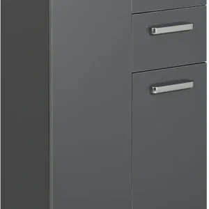 Sale Saphir Unterschrank »Quickset Badschrank mit 2 Türen, 2 Schubladen, 60 cm breit« Badezimmer-Unterschrank inkl. Türdämpfer, Griffe in Chrom Glanz