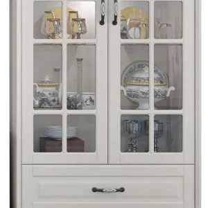 Wochenendangebot OTTO home Vitrine »Evergreen« UV lackiert, Tür mit Sicherheitsglas und Soft-Close-Funktion