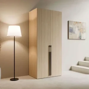 Sonderangebot Home affaire Kleiderschrank »TRENTO Garderobe, mit langen, schwarzen Griffen und Türdämpfer« Maße B/T/H 110,9/58/207,5cm; Made in Europe,mit ABS Kantenschutz
