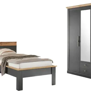 Must-Have OTTO home Schlafzimmer-Set »Westminster« beinhaltet 1 Bett, Kleiderschrank 3-türig und 1 Wandpaneel