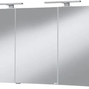 Versand Am Gleichen Tag welltime Spiegelschrank »Malibu« Breite 120 cm, mit Spiegeltüren und Softclose-Funktion