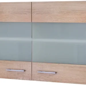 Begrenztes Angebot Flex-Well Glashängeschrank »Samoa« (B x H x T) 100 x 54,8 x 32 cm, mit Stollenglastüren