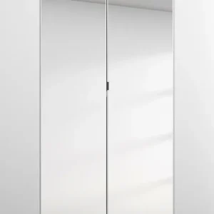 Nur Heute rauch Eckkleiderschrank »Kleiderschrank Schrank Ankleidezimmer Schlafzimmer Garderobe ONTARIO« mit vollflächig aufgelegtem Spiegel,voll ausgestattet mit großzügigem Stauraum MADE IN GERMANY