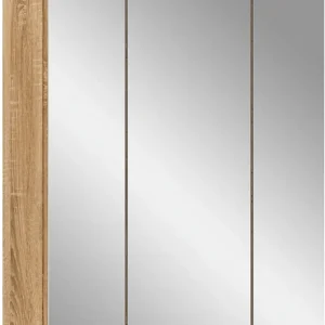 Günstig welltime Badezimmerspiegelschrank »SIENA, Breite 60cm, 3 Spiegeltüren, 9 Fächer, 6 Einlegeböden« TOPSELLER!, 1 Stk. tlg. in verschiedenen Farben erhältlich, Badmöbel, Spiegel, Badschrank, Bad