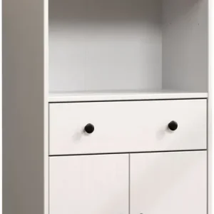 welltime Midischrank »Kall« 1 Stk. tlg. Breites Badregal aus Kiefer-Massivholz - Weiß oder Braun lackiert Highlight