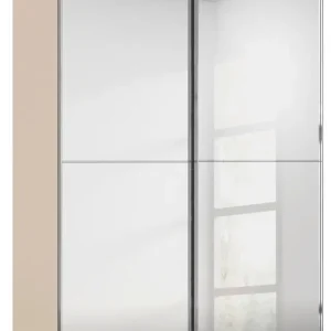 rauch Schwebetürenschrank »Kleiderschrank Schrank Garderobe Schlafzimmerschrank SCALE-DUO« edle zweigeteilte Türen Spiegelfront und 3 Zierleisten MADE IN GERMANY Preisknaller