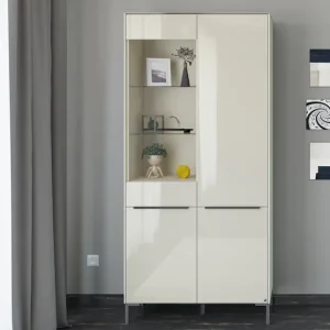 Expressversand set one by Musterring Standvitrine »Reno« 1 Stk. tlg. Mit Winkelfuß in diversen Farben, 199 cm Höhe & Farbauswahl