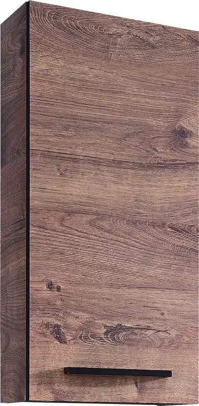 Knallerangebot Saphir Hängeschrank »Quickset 374 Wand-Badschrank, 1 Tür, 2 Einlegeböden, inkl. Türdämpfer« Badezimmer-Hängeschrank, 30 cm breit, Eiche Ribbeck quer Nachbildung