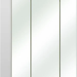 Expressversand Saphir Spiegelschrank »Quickset 931 Badschrank, 3 Spiegeltüren, 6 Einlegeböden, 65 cm breit« inkl. LED-Beleuchtung, Türdämpfer, Schalter-/Steckdosenkombination