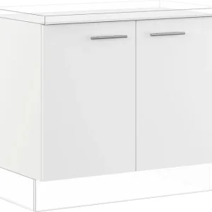 Nur Für Kurze Zeit IMPULS KÜCHEN Spülenunterschrank »"Prag und Valencia", Breite/Höhe: 100/72,3 cm« vormontiert, mit Soft-Close,