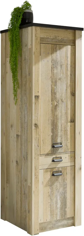 Kostenloser Rückversand Home affaire Vorratsschrank »Sherwood« mit Apothekergriffen aus Metall, Tiefe 64 cm