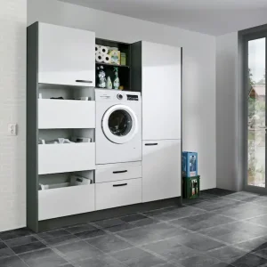 Express Küchen Schrank-Set »Arta« Komplett-Set, ohne Geräte, vormontiert, mit Soft-Close-Funktion, Stellbreite 185 cm, 7 Stk. tlg. Neuheit